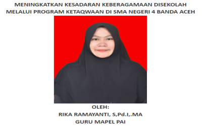 MENINGKATKAN KESADARAN KEBERAGAMAAN DISEKOLAH